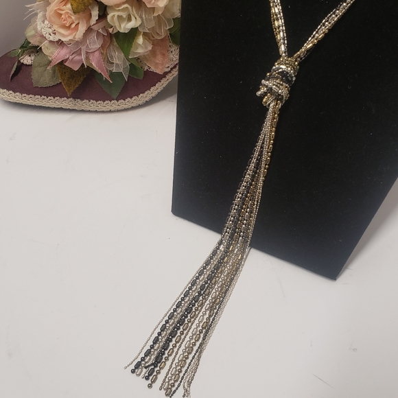 Jewelry - Alfani Long Multi Tone Knot Necklace